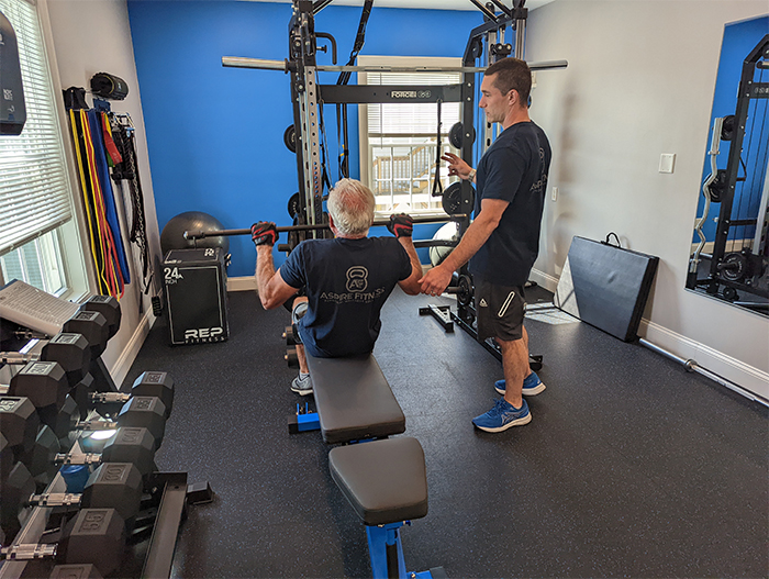 Jim Doing Lat Pulldowns