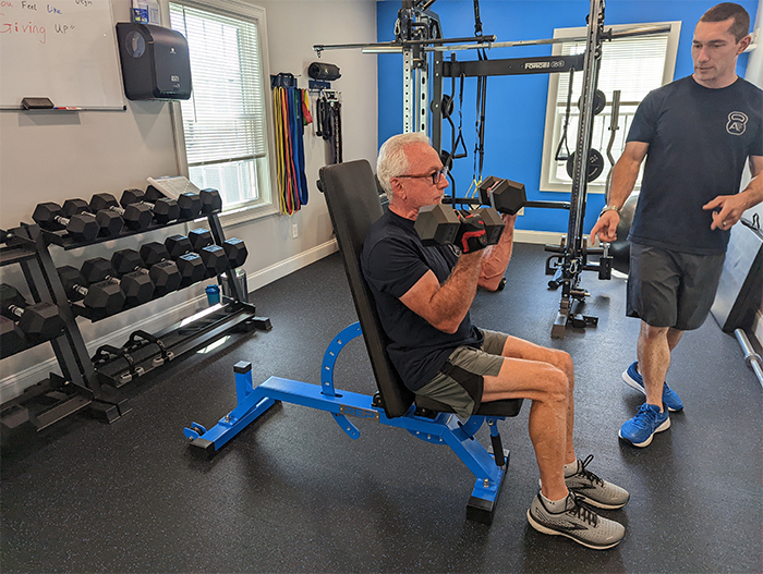 Jim Performing Curls